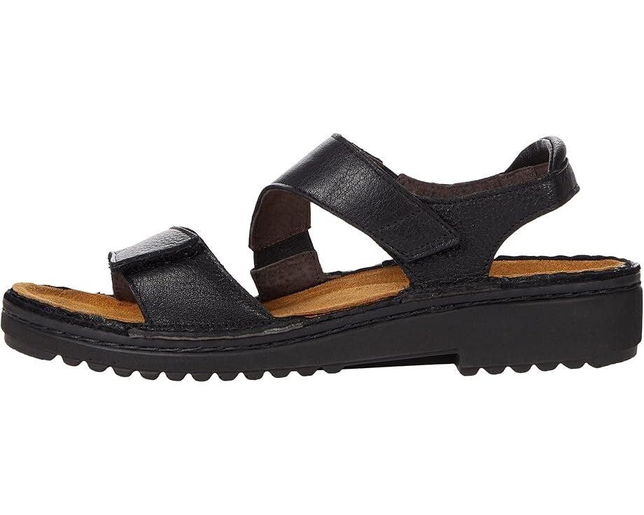 Naot Naot Enid 63082-277 Sandals Womens US 8 Black Leather Adjustable Straps ZPO3264