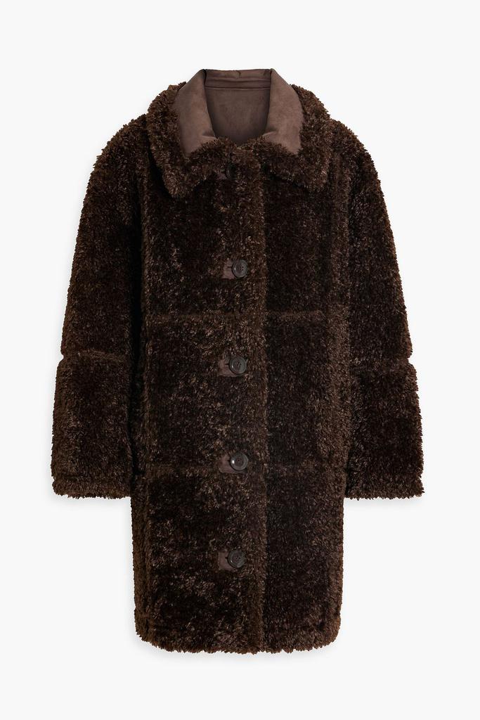 STAND STUDIO Samira reversible faux shearling coat