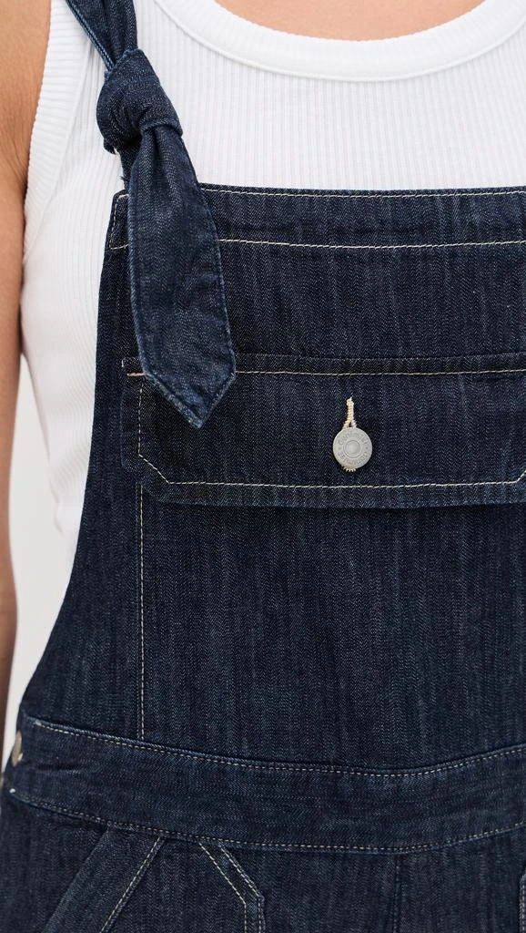 Denimist Tie Strap Relaxed Overalls 5