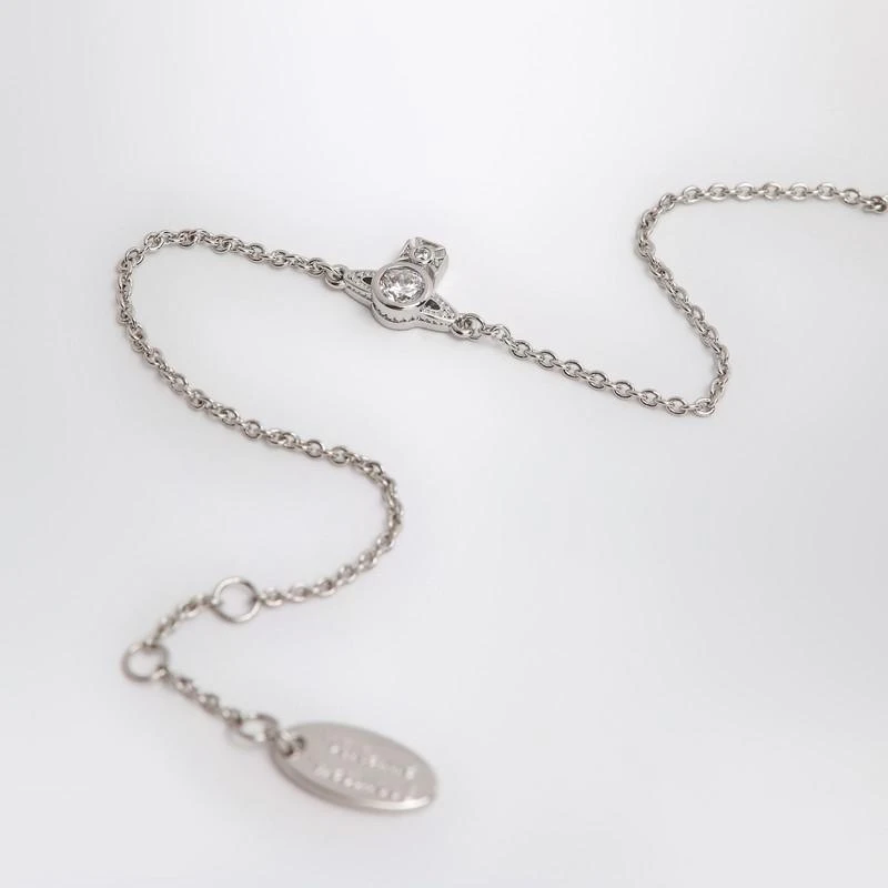 Vivienne Westwood Orb logo bracelet with crystal 3