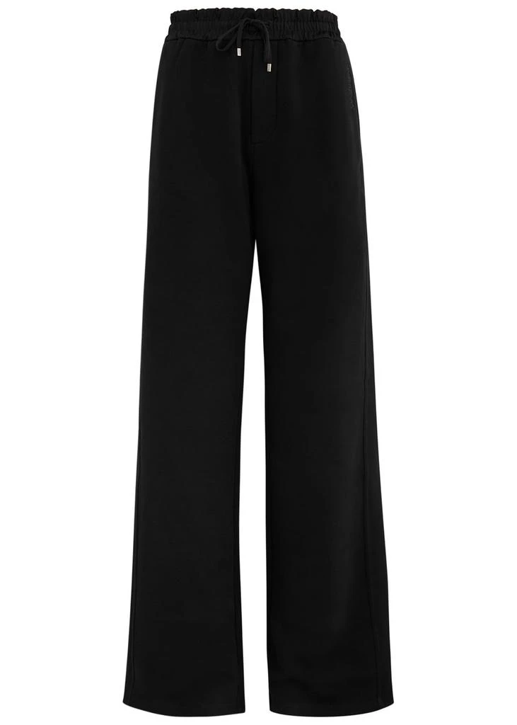 Yves Saint Laurent Logo straight-leg cotton sweatpants 1