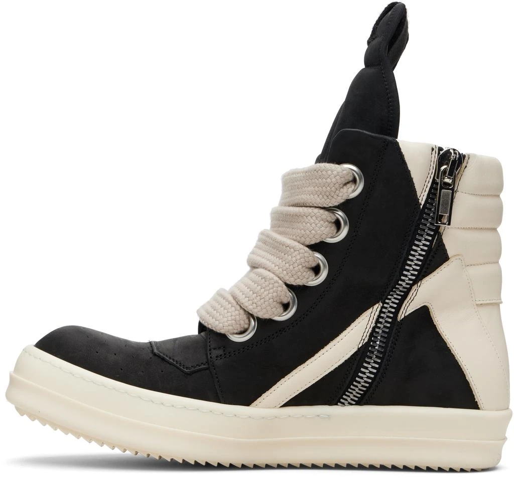 Rick Owens Black Concordians Jumbolace Geobasket Sneakers 3