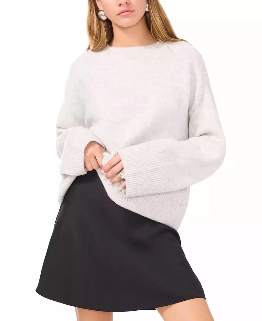1. State Women's Crew Neck Raglan Wide-Sleeve Sweater 1
