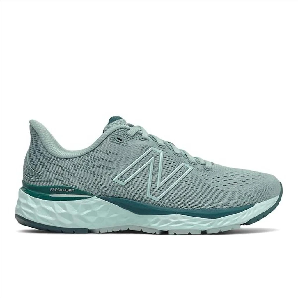 New Balance Women's Fresh Foam 880V11 Running Shoes - B/medium Width In Mountain Teal 1