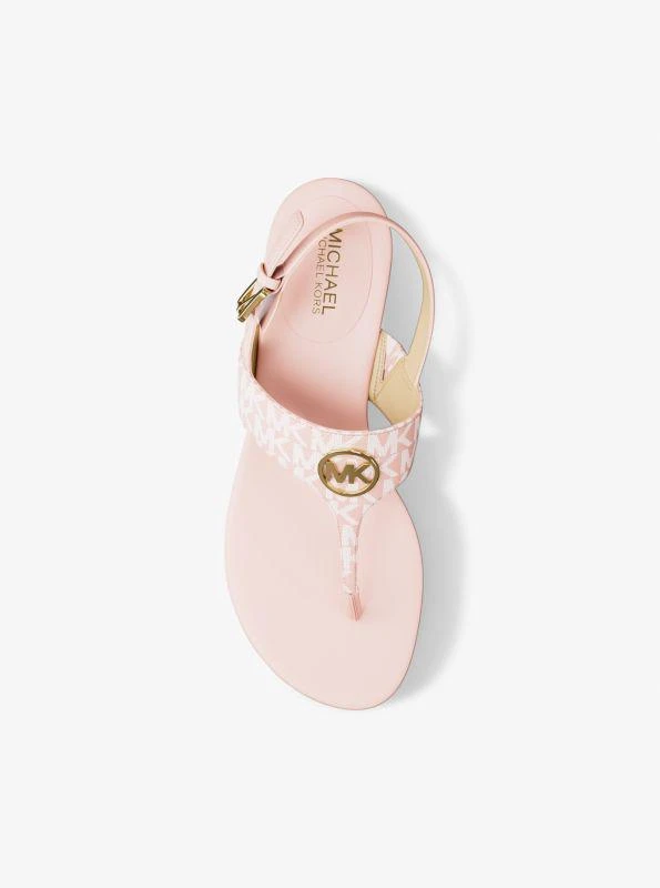 Michael Kors Hannah Signature Logo T-Strap Sandal 5