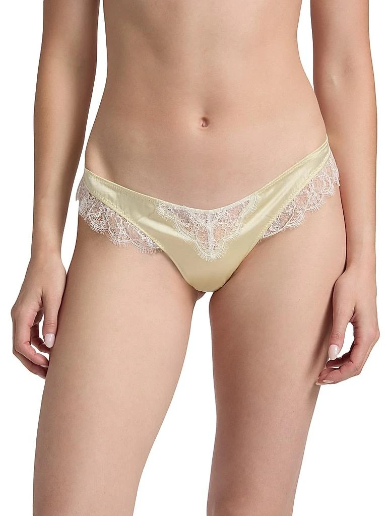 Kiki De Montparnasse Lace Inset Thong 3