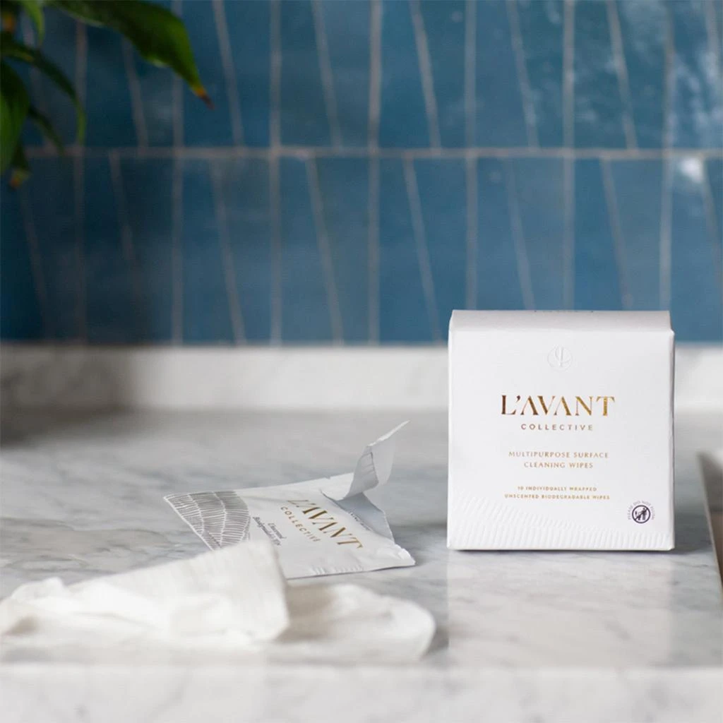 L’Avant Collective Unscented Individually Wrapped Biodegradable Cleaning Wipes 4