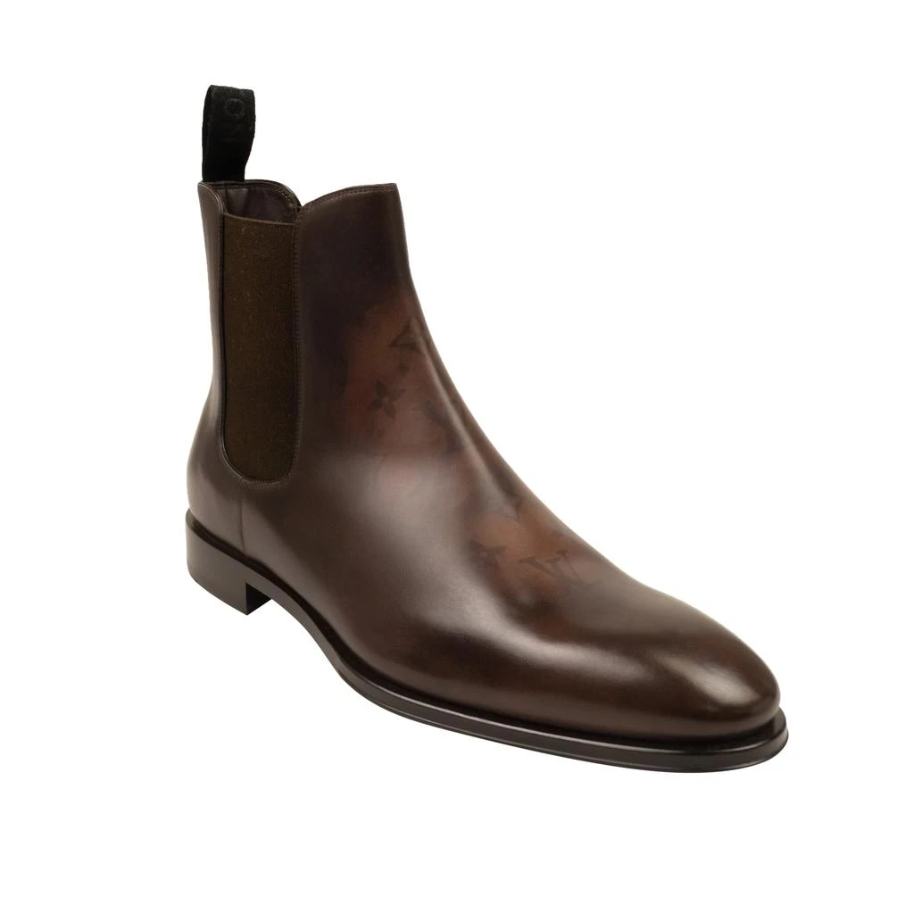 Louis Vuitton Brown Minister Leather Chelsea Ankle Boots 1