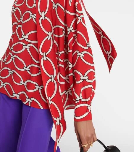 Valentino Chain 1967 silk blouse 6