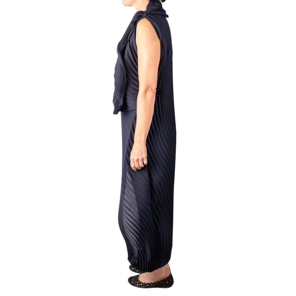 Issey Miyake Issey Miyake Pleated Asymmetric Maxi Dress 3