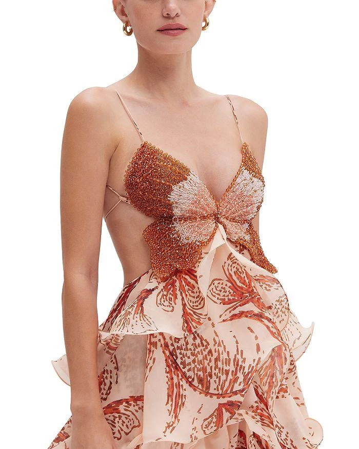 PatBO Sunset Butterfly Maxi Dress 3