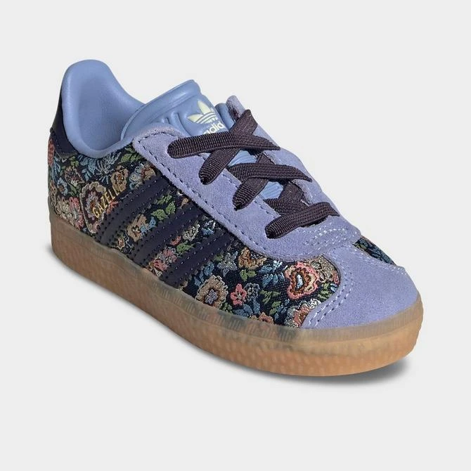 Adidas Kids' Toddler adidas Originals x Liberty London Comfort Closure Stretch Lace Gazelle Casual Shoes 2