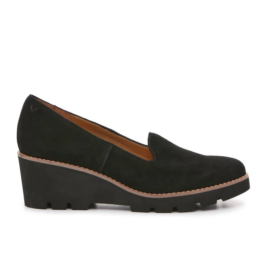 Women's Willa Wedge Shoes In Black Suede  On Sale Now with Up to 51% Off |  Discover Exclusive Deals & Savings at BeyondStyle  Authentic VIONIC shoes| women|wedges-espadrilles with Limited-Time Discounts, Free