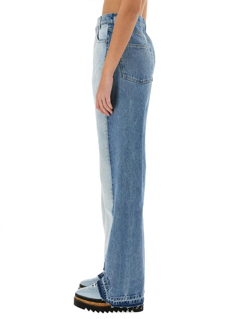 Stella McCartney Stella McCartney Contrast Panel Straight Leg Jeans 3