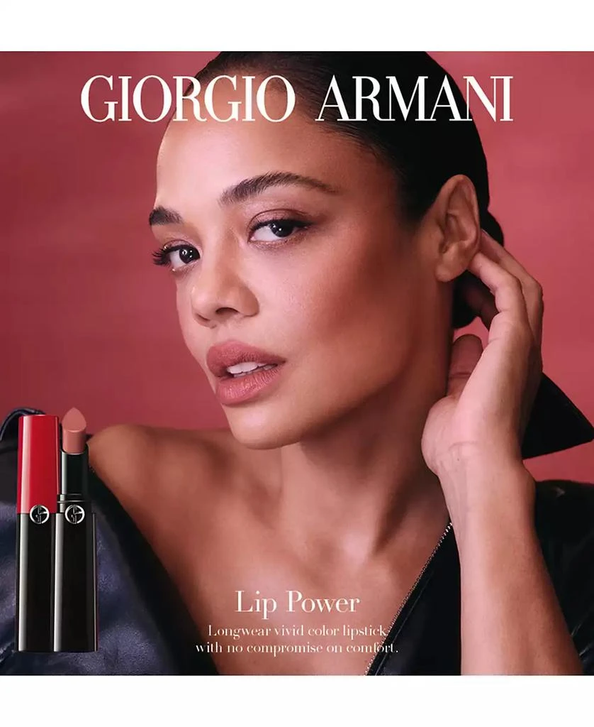 Giorgio Armani Lip Power Long-Lasting Satin Lipstick 9