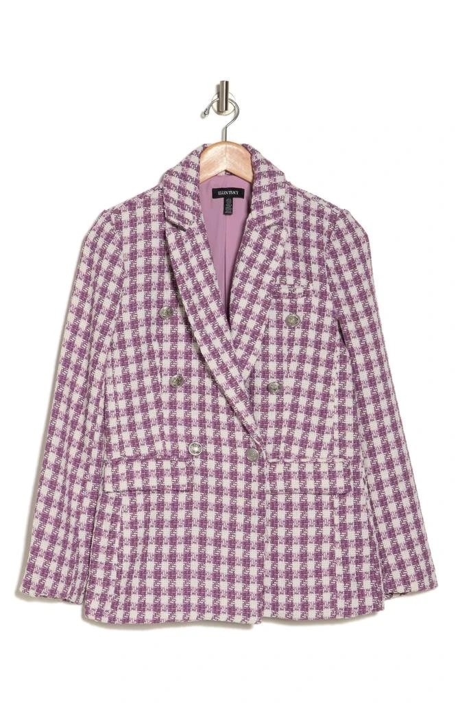 Ellen Tracy Double Breasted Bouclé Blazer 3