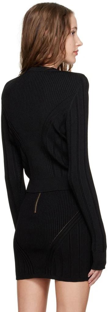 Balmain Black Button Cardigan 3