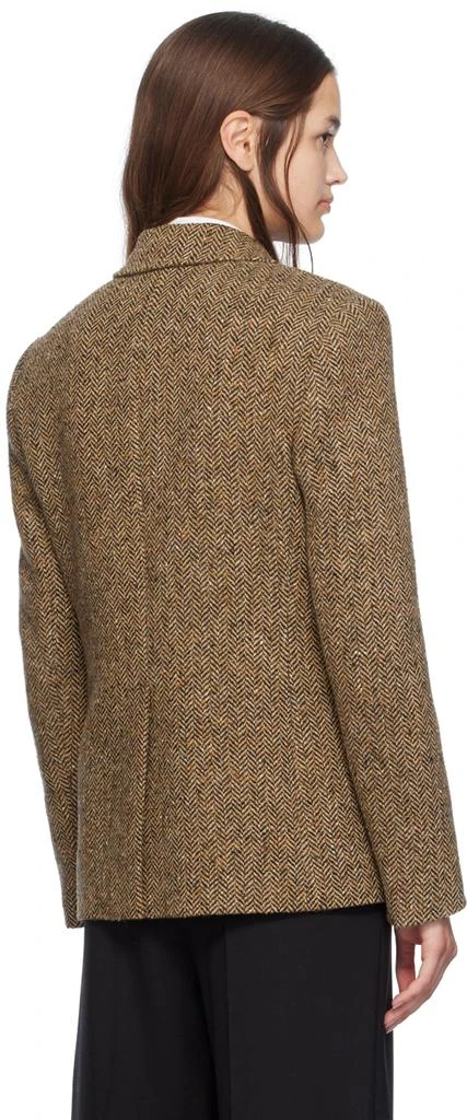 Hugo Boss Brown Herringbone Blazer 3