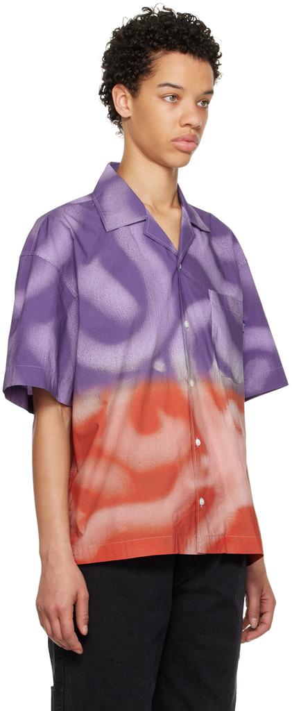 Awake NY Purple & Orange Tercer Mundo Edition Dip-Dyed Shirt