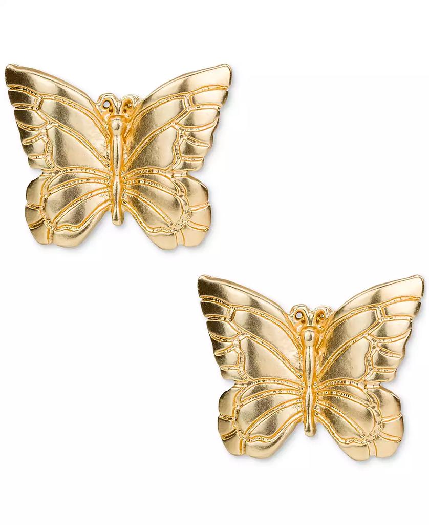Patricia Nash Gold-Tone Butterfly Stud Earrings