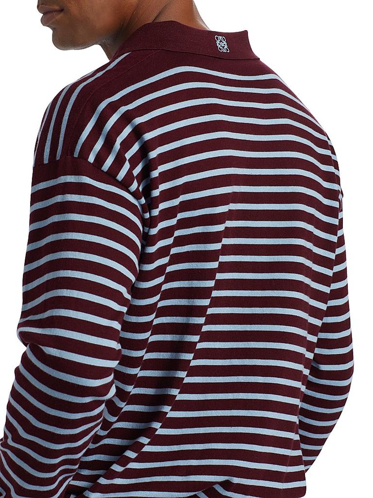 Loewe LOEWE x Paula's Ibiza Long-Sleeve Polo Sweater - Polo Shirts
