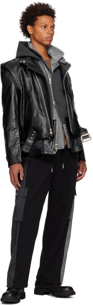 Sacai Black Schott Leather Jacket - Jackets - Compare Prices