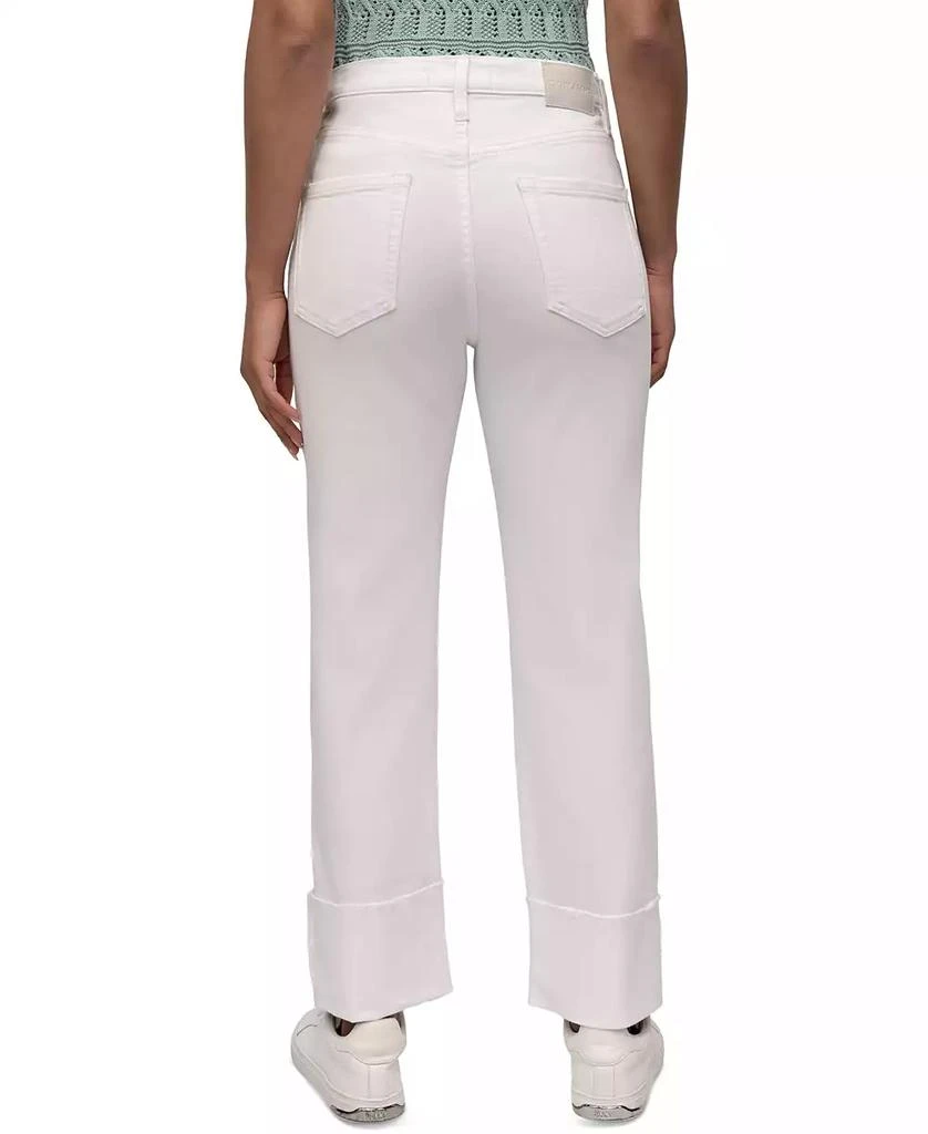 DKNY Women's High-Rise Classic Straight-Leg Jeans 4