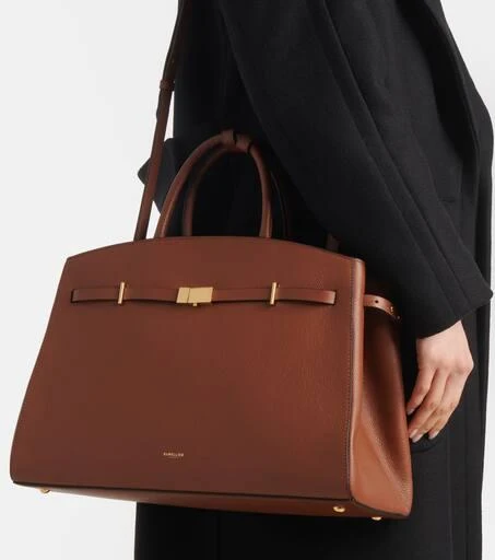 Demellier Hudson Small leather tote bag 2