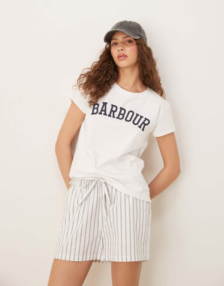 Barbour Barbour Northumberland classic t-shirt in white