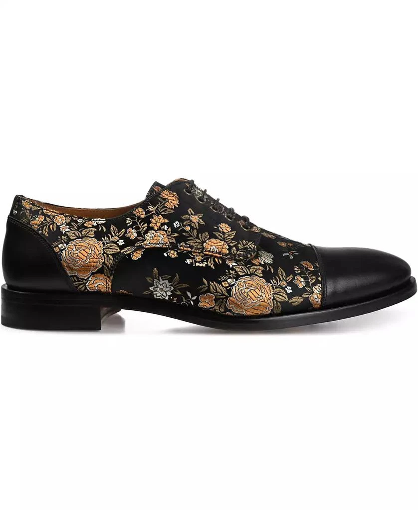 Taft Men's Jack Handcrafted Leather, Velvet and Wool Dress Shoes 5