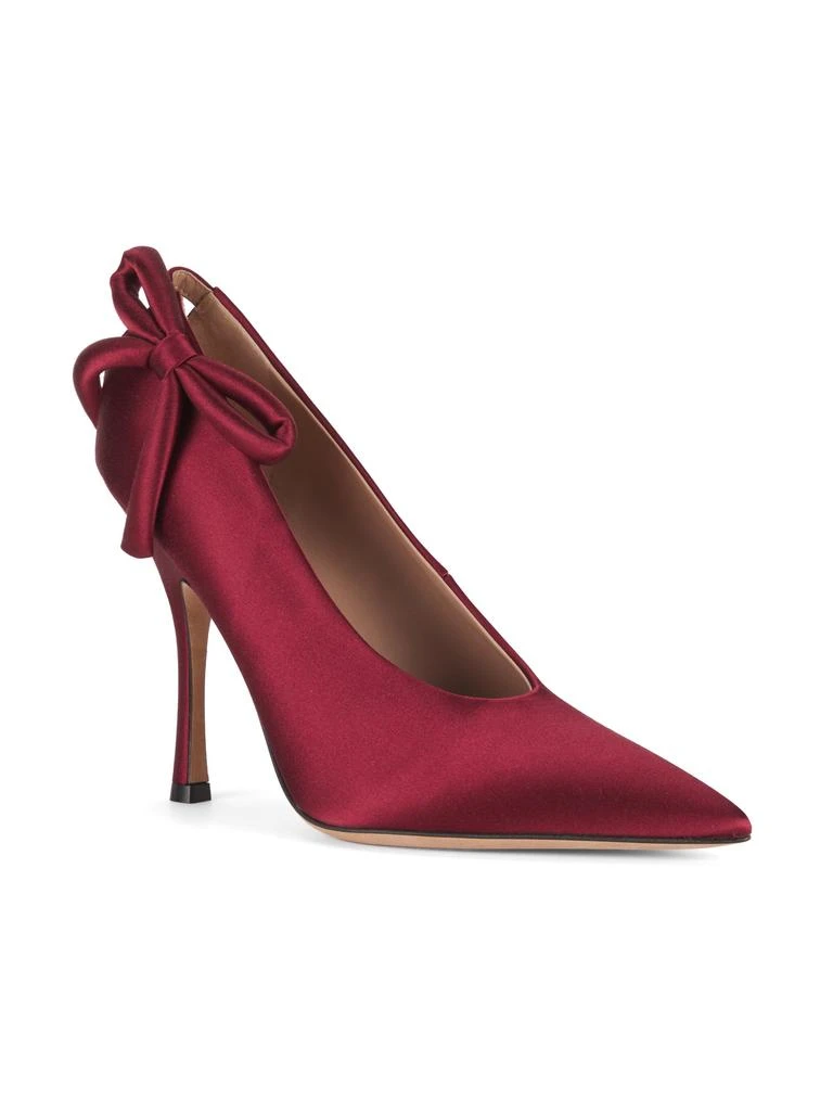 Valentino 105MM Bow Satin Pumps 2