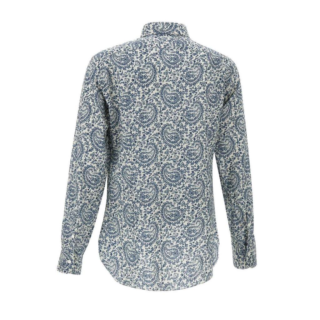 BARBA Barba Paisley Print Long Sleeve Shirt