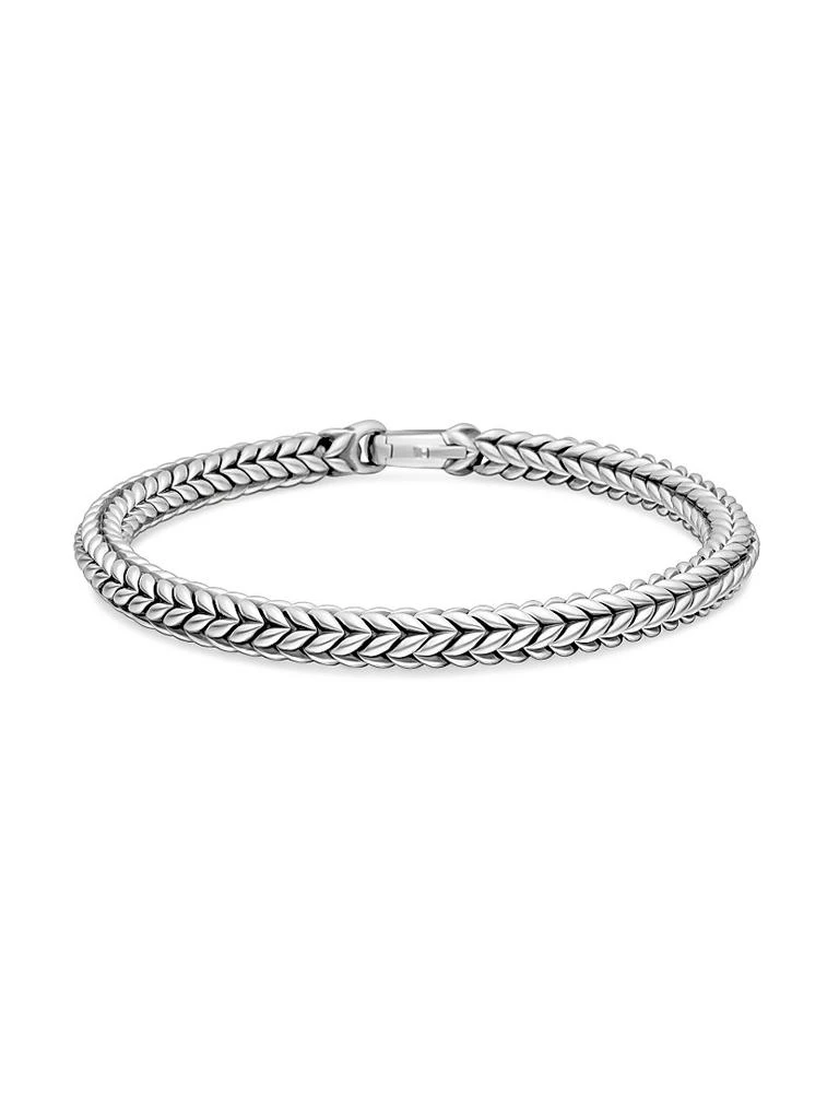 David Yurman Chevron Bead Bracelet in Sterling Silver, 6mm
