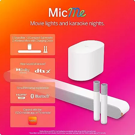 VIZIO VIZIO MicMe 2.1 Channel Karaoke Soundbar 3