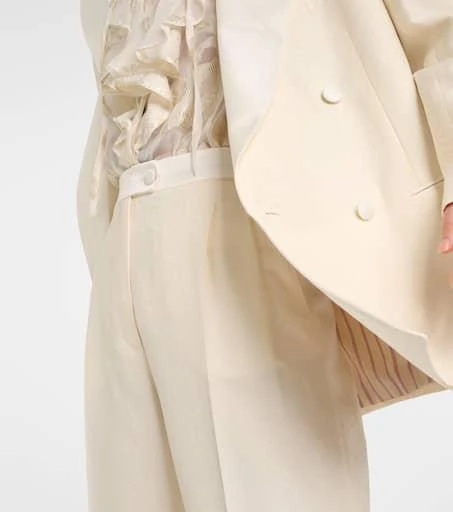 ETRO Cotton and wool straight pants 6