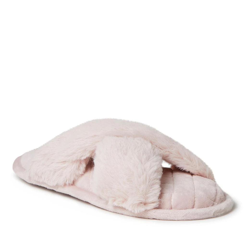 Dear Foams Womens Jessica Furry Crossband Slide 8