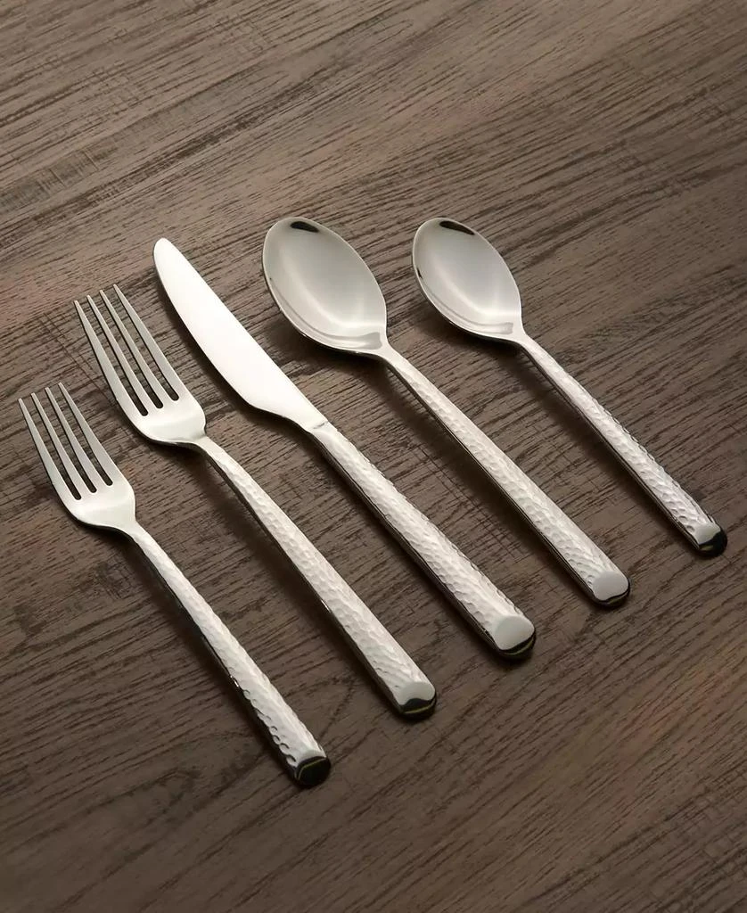 Cambridge Silversmiths Cambridge Elsa Mirror Hammered 20-Pc. Flatware Set, Service for 4 2