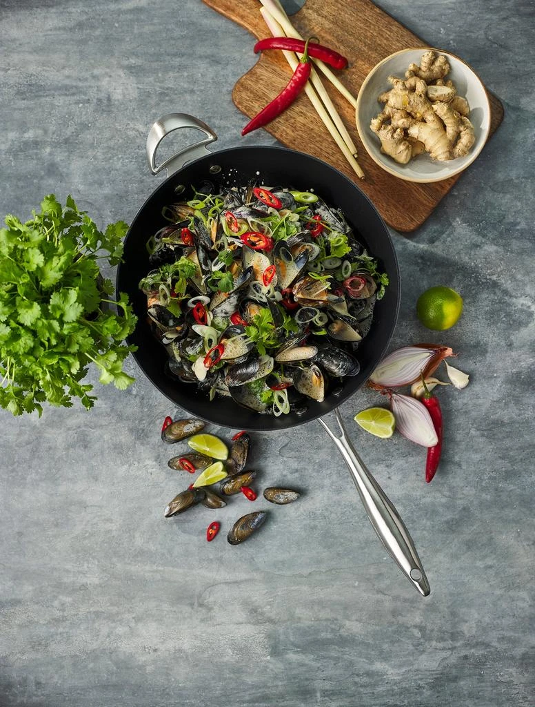 Scanpan CTX 12.75 Inch Nonstick Wok, Stainless Steel 3