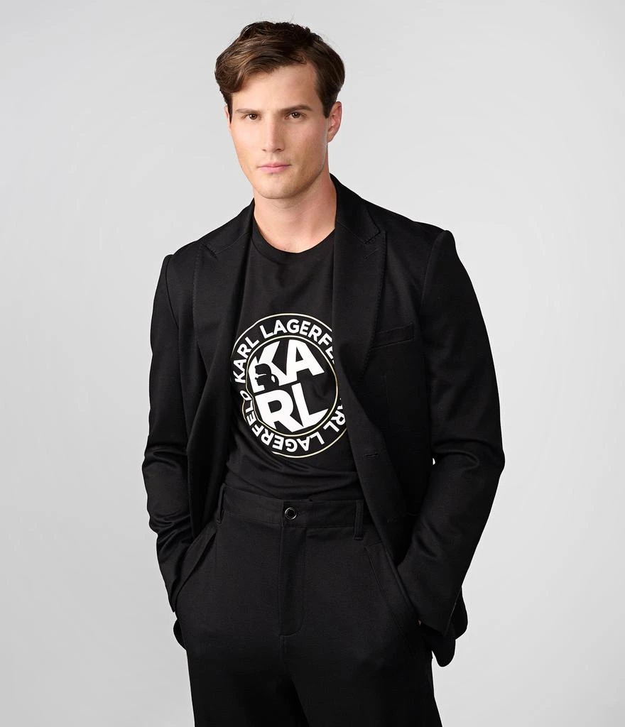 Karl Lagerfeld Paris PEAK LAPEL BUTTON BLAZER 1