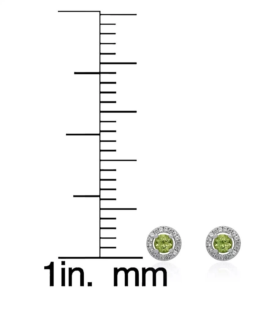 Macy
s 3-Pc. Multi-Stone Stud Earrings Set (2.60 ct. t.w.) in Sterling Silver 2