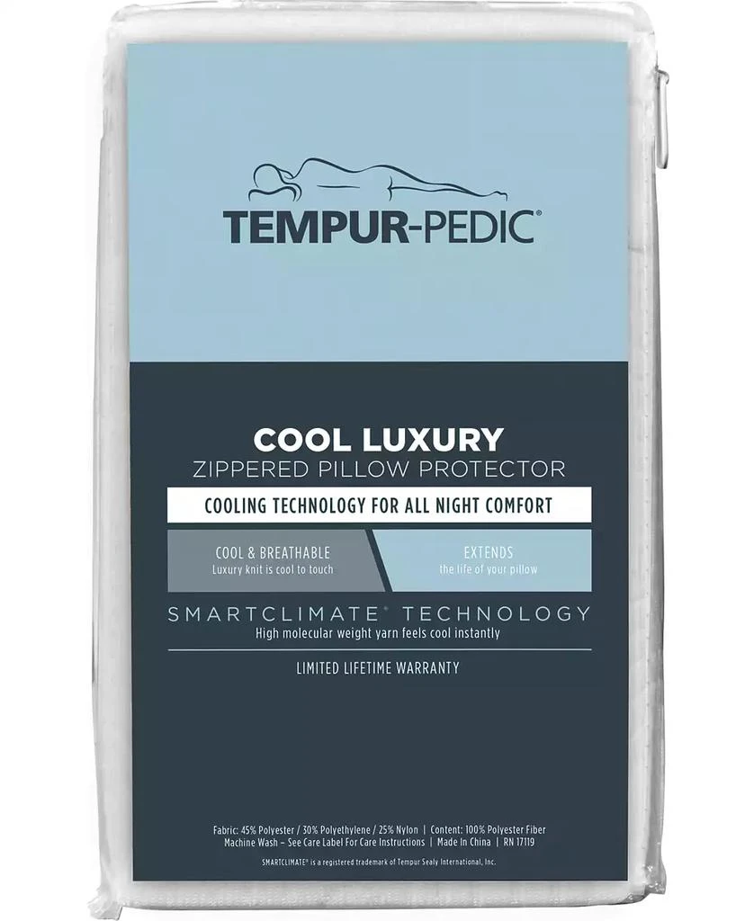 TEMPUR-PEDIC Cool Luxury Zippered Pillow Protector 1
