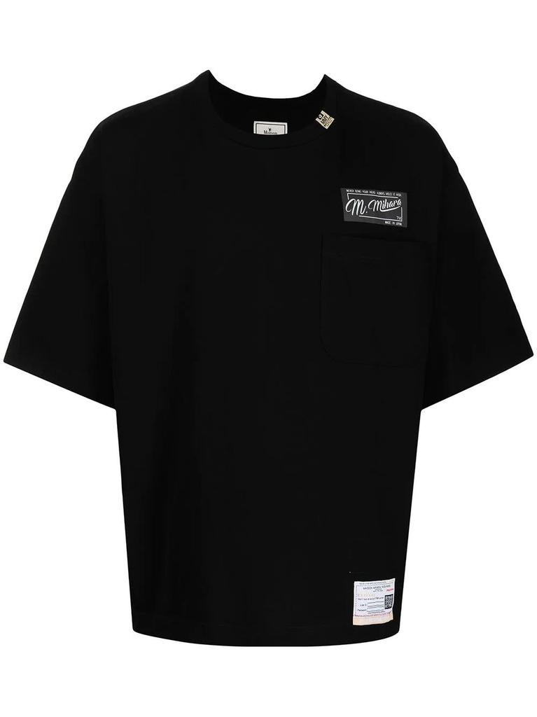 NA Logo patch black T-shirt