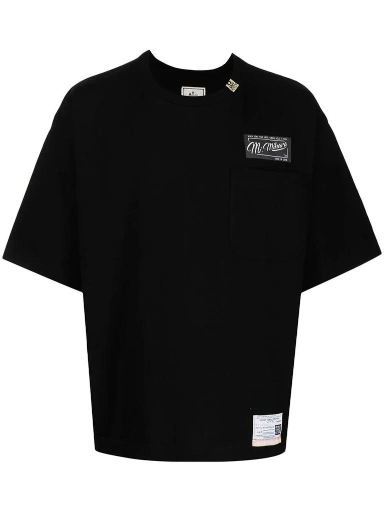 NA Logo patch black T-shirt 1