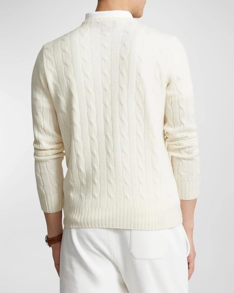 Ralph Lauren Men's The Iconic Cable-Knit Cashmere Sweater 4