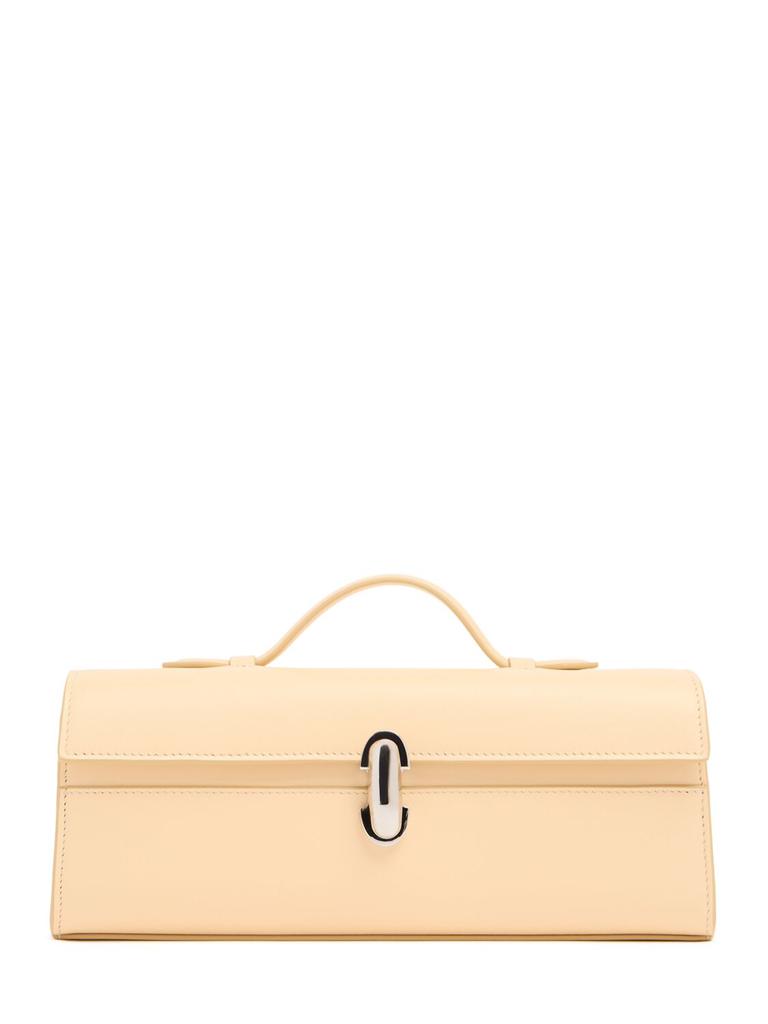 SAVETTE The Slim Symmetry Smooth Leather Bag