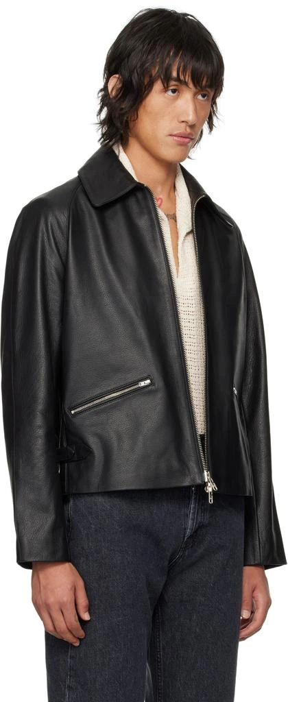 Sunflower Black Triumph Leather Jacket 2
