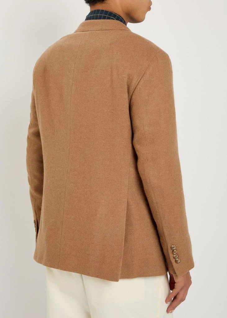 Ralph Lauren Double-breasted camel hair blazer 3