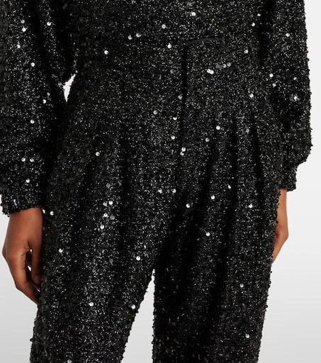 Isabel Marant Aras sequined wide-leg pants 4