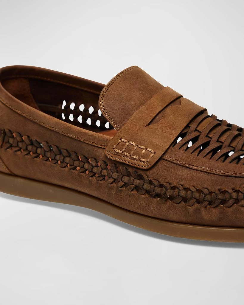 Rodd & Gunn Men's Gisborne Leather Huarache Penny Loafers 6