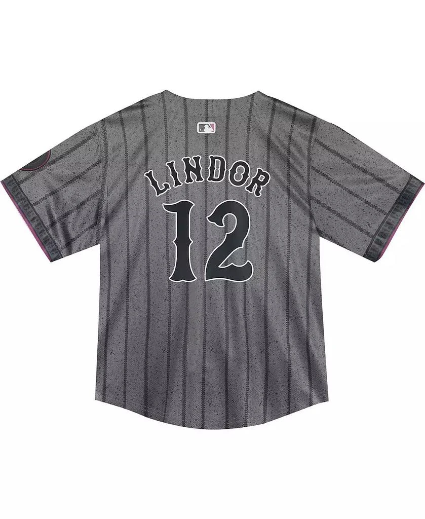 NIKE Toddler Francisco Lindor Graphite New York Mets 2024 City Connect Limited Player Jersey 2